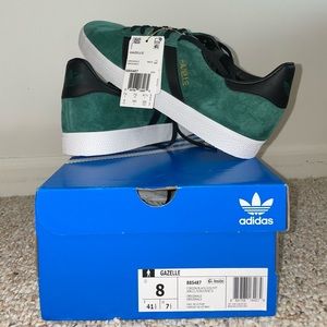 Adidas Originals Gazelle College Green NWT